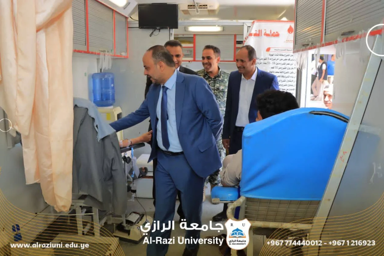بالتعاون مع المركز الوطني للأورام.. جامعة الرازي تواصل مبادراتها الإنسانية بحملة تبرع بالدم