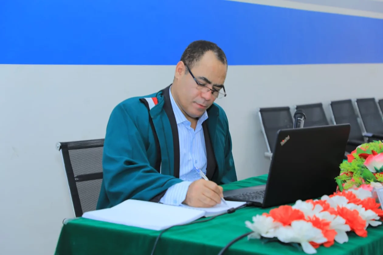 درجة الماجستير للباحث محمد جعيل عن رسالته الموسومة ب (أثر تطبيق معيار الجودة (ISO 9001:2015) على الأداء المؤسسي